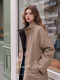 SimpleRetro Winter Love Song 90 Weiße Entendaunen Stehkragen Windjacke Stil Daunenjacke Damen Winter Mittellange Jacke
