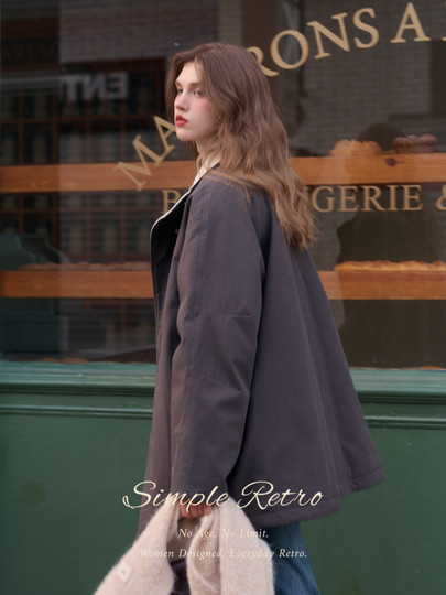 SimpleRetro Winter Love Song 90 Weiße Entendaunen Stehkragen Windjacke Stil Daunenjacke Damen Winter Mittellange Jacke