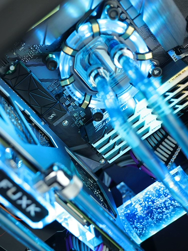 FUXK Научная фантастика Космос EVE Theme I7 13700K RTX3070TI Split Water Cooling Host Desktop