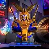 FUXK Gundam Bust Unit 3 Стальной алюминиевый гибридный игровой корпус ROG Family Bucket ATX-совместимый корпус с водяным охлаждением
