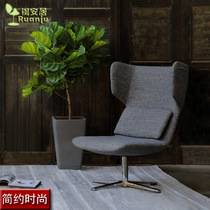 Simple new fashion leisure chair computer office rotating cloth chair dining sofa chair sofa chair reception negotiation chair B351