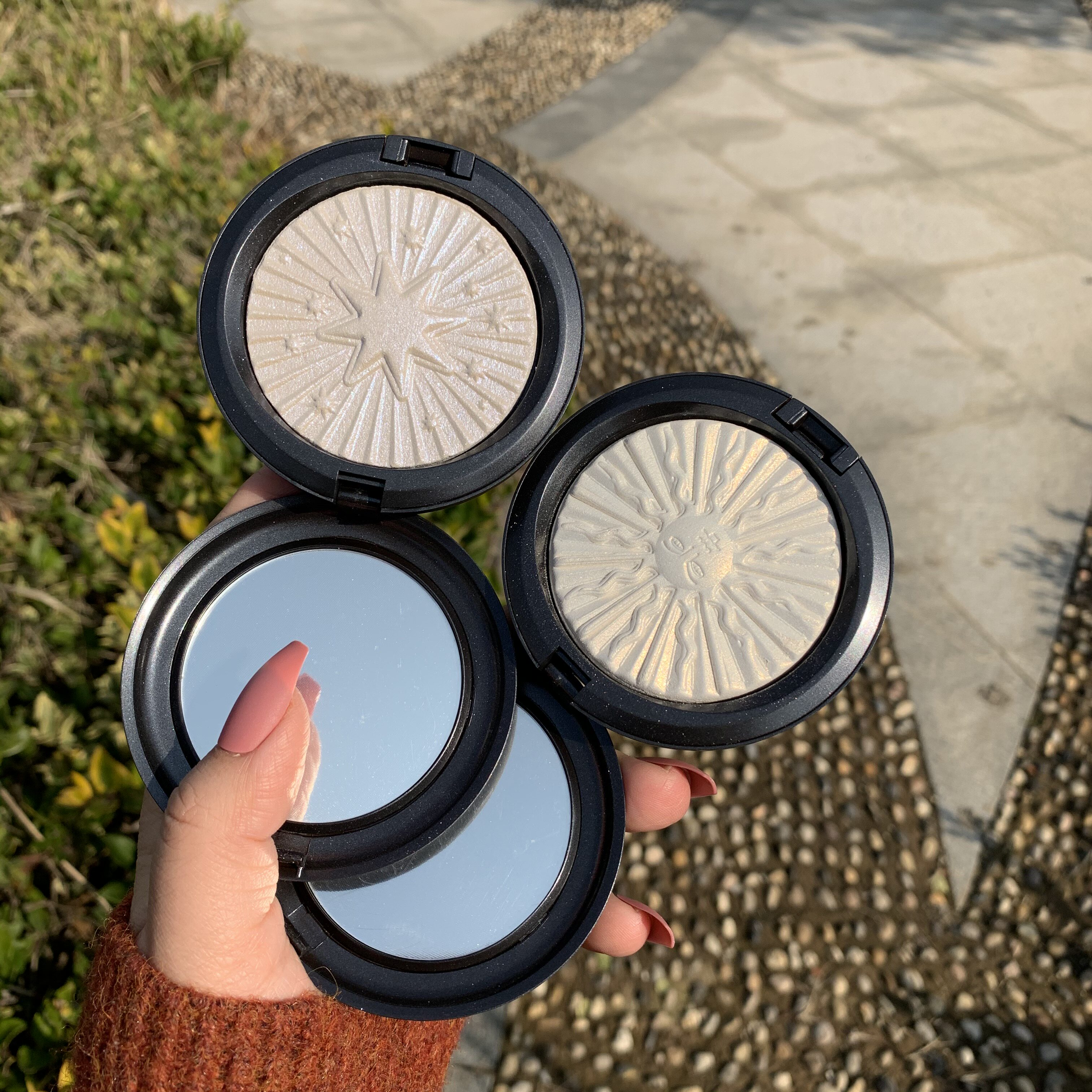 Qingkura GUICAMI JOINT SUN GOD TAROT STARS MOON HIGH LIGHT POWDER POLARIZED UNICORN HIGH LIGHT SOLID