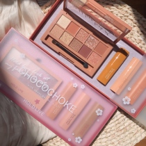 National goods niche export eye shadow fog face lipstick makeup box powder light sweet milk tea color cheap students lasting