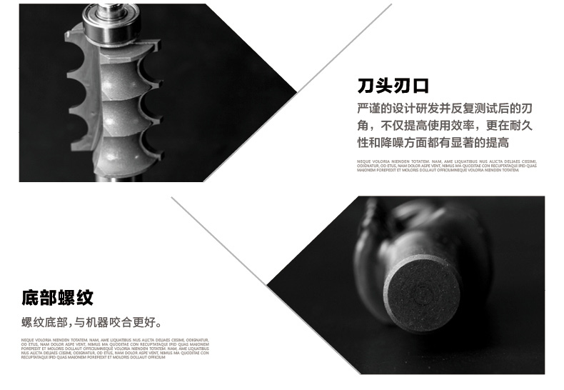 Chuanmu Lưỡi dao Dao cong Ba hạt Dao Chế biến gỗ Công cụ cắt chuyên nghiệp Dao phay 0903 - Dụng cụ cắt lưỡi cắt đá hoa cương