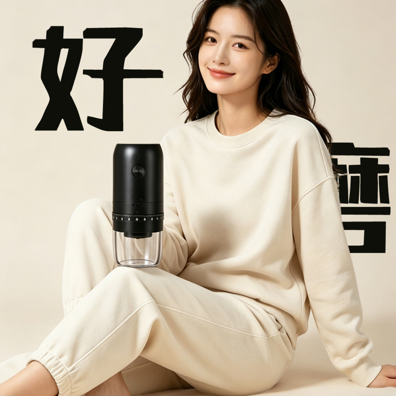 Electric Bean Grinder Coffee Bean Grinder Household Small Fully Automatic Manual Coffee Grinder