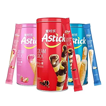 Astick爱时乐夹心棒150gX3威化饼干