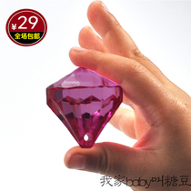 Childrens toys Diamond gems imitation Crystal acrylic color masonry small boys and girls children push sugar machine bonus gifts