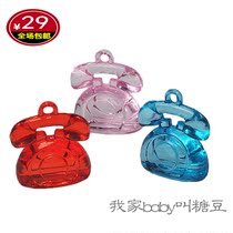 Large acrylic imitation Crystal telephone toys Childrens House game props children give each other small gifts