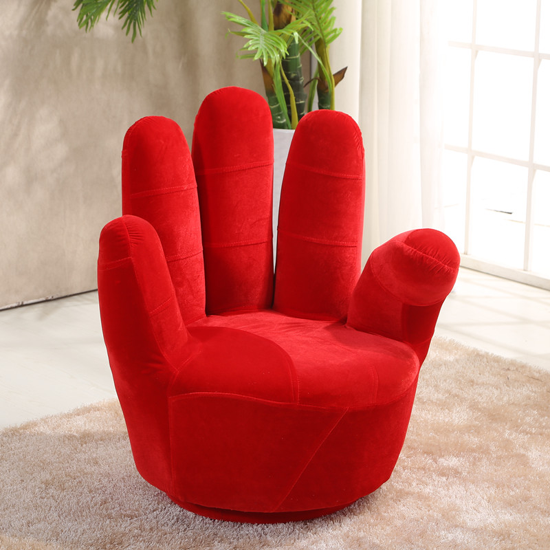 Palm Sofa Five Fingers Lazy Sofas Single Creative Leather Finger Chair  Bedroom Leisure Computer Chairs Furniture Living Room - AliExpress