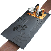 Wujin Stone tea tray whole large stone Tea Sea stone small tea table home Modern simple boutique tea set tray
