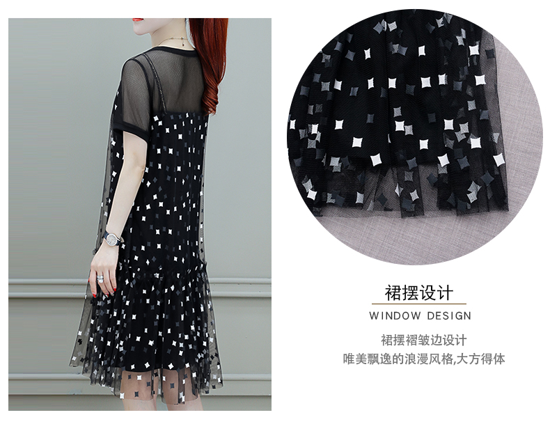 Đầm dự tiệc cao cấp 2019 Váy phổ biến mùa hè mới voan nữ quần short nước ngoài Hàng hóa châu Âu - Váy eo cao đầm khoét eo