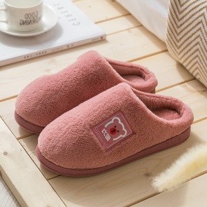 【回力】情侣棉拖鞋防滑毛拖鞋