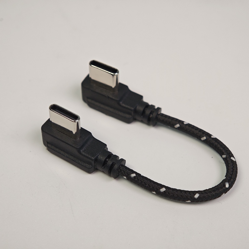 Tec-B1/B2 Digital Audio Cable Small Tail Otg Adapter Cable Ctoc Elbow Type-C Braided Cable Ultra-Thin Tec-B1/B2 Digital Audio Cable Small Tail Otg Adapter Cable Ctoc Elbow Type-C Braided Cable Ultra-Thin