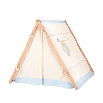 Faroro Children Tent Game House Indoor Home Solid Wood Hanger Small House Baby Mongolia Bag Play House