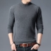 Áo len cashmere Hengyuan Xiangcai nam mùa thu và mùa đông mới cashmere cổ tròn áo len nam trung niên giản dị ấm áp đan - Áo len Cashmere