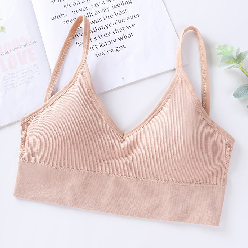 Beauty lại đồ lót womens ròng mới đỏ tụ tập mà không cần vòng thép vest theo phong cách thể thao sinh viên ánh sáng chống đi bộ mỏng U sao mùa hè.