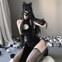 Erotic lingerie sleepwear dress Sexy Seductive seductive small breasted gown uniform Fire and hot emotional Emotional Passion Suit Big Code