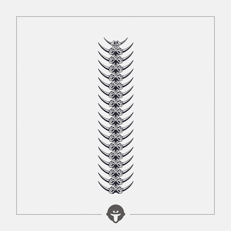 Revarie vertebrae original flower arms waterproof persistent male and female tattooed with keel dark black arm half-arm realistic back-Taobao