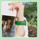 Применимо AppleWatch7 ремешок 45 Apple SE Watch Iwatch5/6 кожа 3 поколения 4 Crocodile Pattern 2 Butterfly 44mm40 Мужчины и женщины Новый S7/6 Creative 41 High -End Inspiration