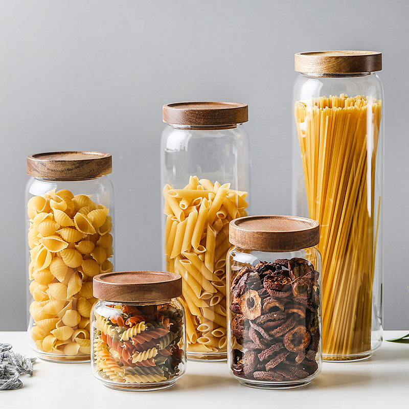 Sealed cans Household glass cans Honey lemon passion fruit storage cans moisture-proof tea cans Snack milk powder storage cans