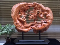 Dead wood roots Taihang cliff cypress ornaments root carving Dharma living room logs Natural living room carving tree root material wood carver