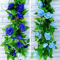 Simulation Flowers Vines Fake Flowers Plastic Flowers Living-room Air Conditioning Piping Shelter Decoration Flowers Vines Simulation Vines Hung Wallflower Vines