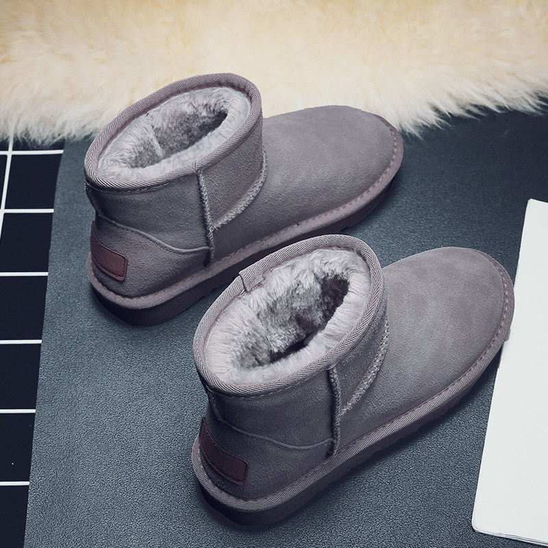 Men's snow boots special 45 Tohoku cotton shoes 46 lovers 47 large size Thickened Flannel wide warm bread Shoe women