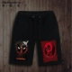 Quần short bồi bàn chết Deadpool nam và nữ đôi giản dị Quần short Marvel mùa hè nam năm quần quần dạ quang quần dài nam