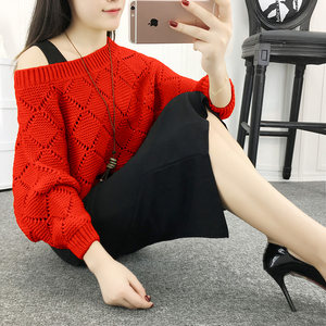 菲思佳2017秋装新款女针织连衣裙两件套修身毛衣裙包臀套装裙春秋