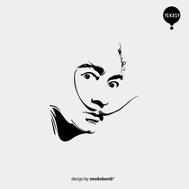 smokebomblab kids artist series dali dali beard waterproof tattoo stickers