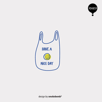 smokebomblab kids kids funny plastic bags smiley creative tattoo stickers