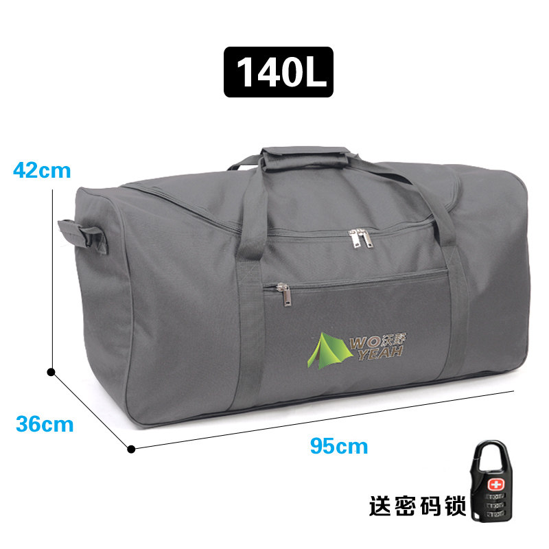 Oversized outdoor camping sleeping bag Tent Travel piggyback Air check Waterproof thickened duffel bag