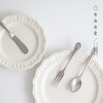 〈 Aomori Canteen 〉 Japanese imported studio m retro stainless steel spoon dessert spoon Fork butter knife