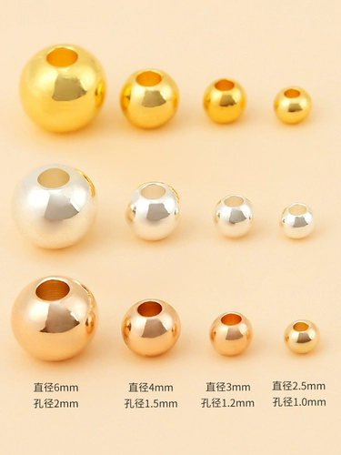 Медный браслет из бисера, бусины, золотые аксессуары, 18 карат, DIY, функция геолокации