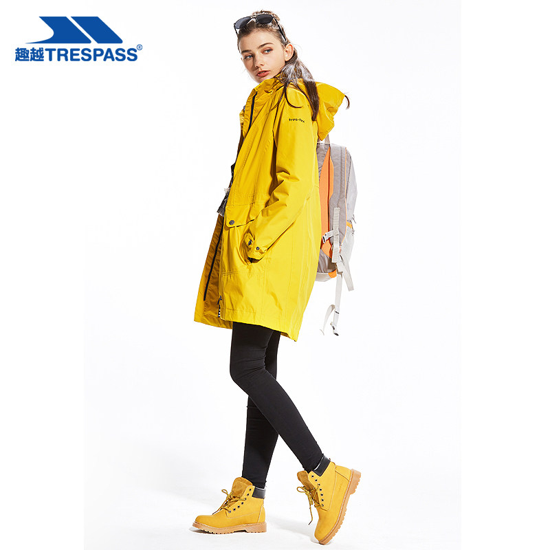 Trespass 趣越 防水透气连帽冲锋衣 天猫优惠券折后￥259包邮（￥299-40）男女短/长款多色可选 送券后￥89抓绒衣