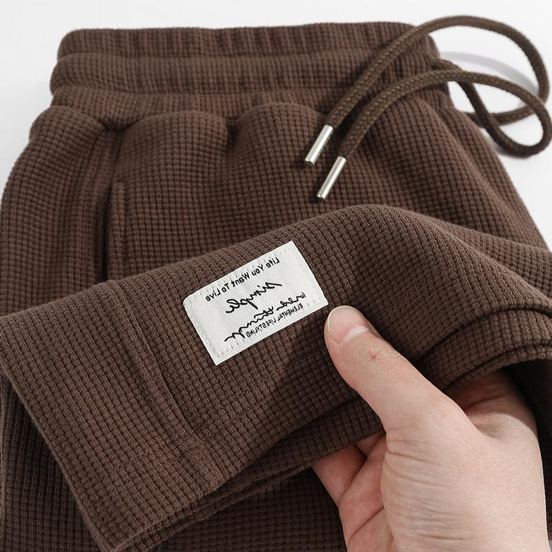 Plus Size 150kg American Retro Waffle Shorts Men's Summer Trendy Loose Casual Knee-Length Shorts Plus Size 150kg American Retro Waffle Shorts Men's Summer Trendy Loose Casual Knee-Length Shorts