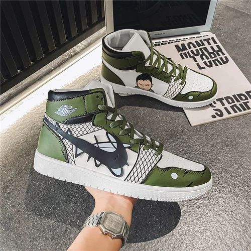 Наруто, air jordan, осенние универсальные баскетбольные кроссовки
