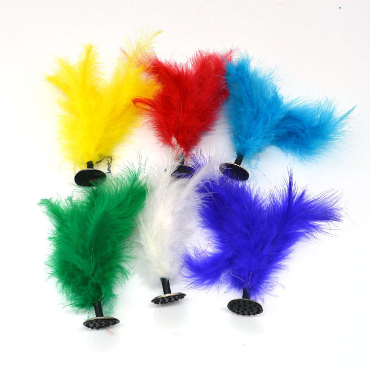 Học sinh tiểu học lông bọ cạp feather lông gà màu 毽 hoa mẫu giáo 毽 毽 毽 毽 毽 玩具 đồ chơi - Các môn thể thao cầu lông / Diabolo / dân gian cầu đá lông gà