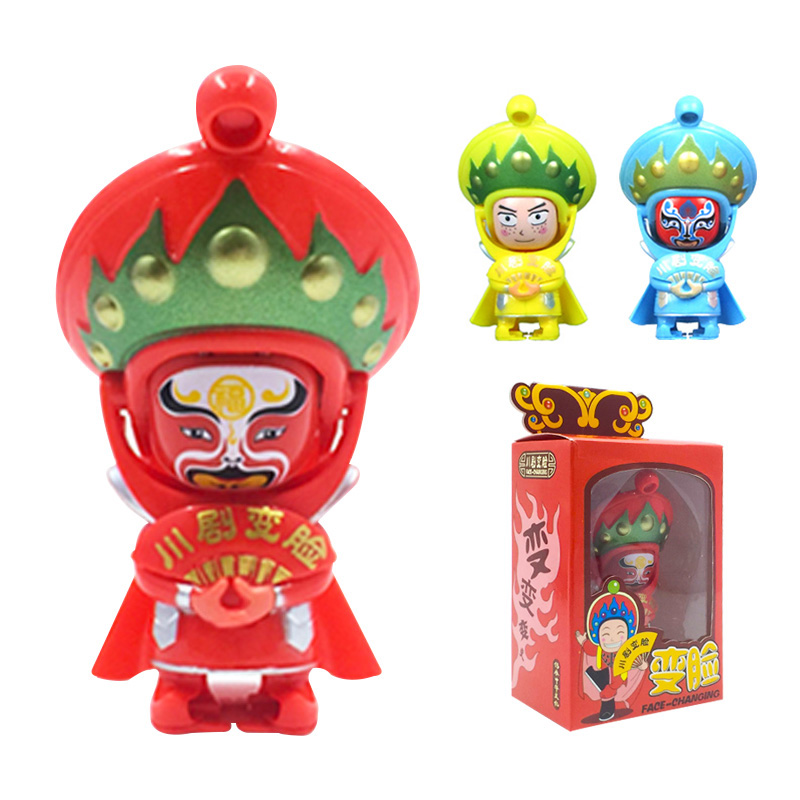 Face change doll Sichuan Opera face change funny toys Children's dolls Travel souvenirs Children's toys factory direct sales