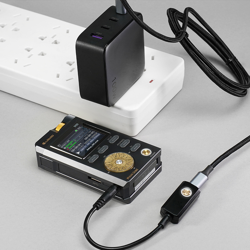Lotoo Paw Gold New and Old Gold Chrysanthemum Charger 12V-Dc Dedicated Power Purification Adapter Cable