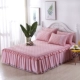 Bộ chăn ga gối cotton cotton dày cộng với bộ chăn ga gối cotton phiên bản Hàn Quốc của bộ chăn ga gối bụi tùy chỉnh giường váy