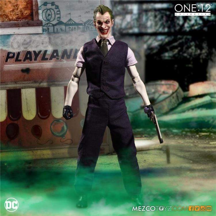 Hot Mezco Toyz Ants Comic Edition 6 Inch Cloth One: 12 Joker Clown Hand Doll - Capsule Đồ chơi / Búp bê / BJD / Đồ chơi binh sĩ búp bê nga