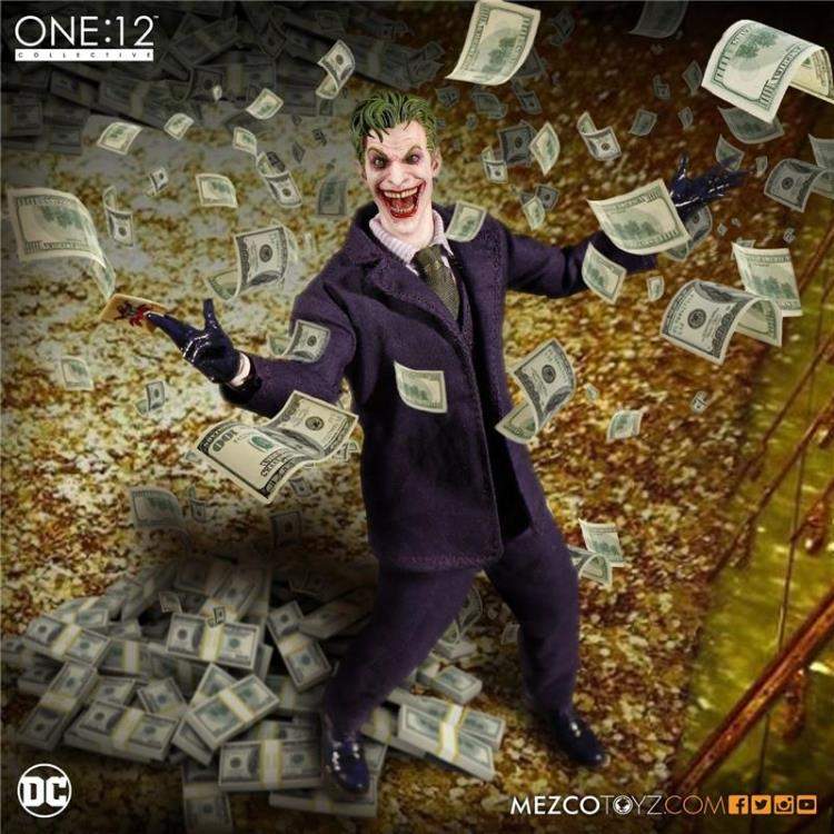 Hot Mezco Toyz Ants Comic Edition 6 Inch Cloth One: 12 Joker Clown Hand Doll - Capsule Đồ chơi / Búp bê / BJD / Đồ chơi binh sĩ búp bê nga