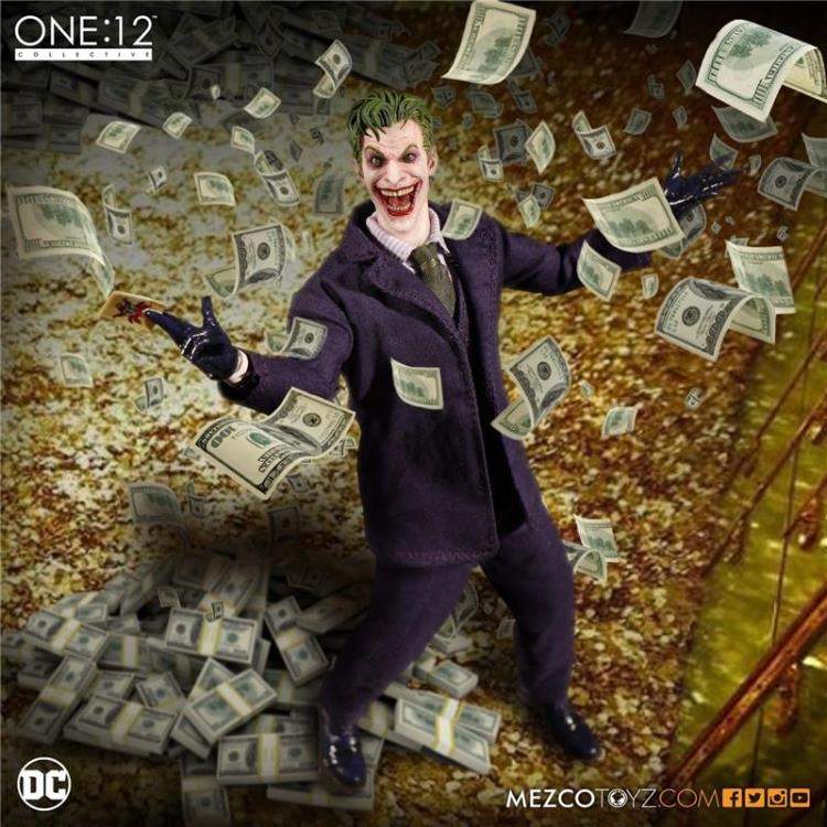 Hot Mezco Toyz Ants Comic Edition 6 Inch Cloth One: 12 Joker Clown Hand Doll - Capsule Đồ chơi / Búp bê / BJD / Đồ chơi binh sĩ