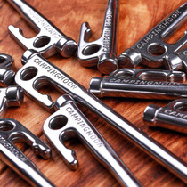 CAMPINGMOON Keman stainless steel tent fixed pole camp nails material stainless steel 420 ground nails canopy nails