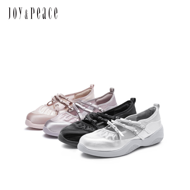 ແບບດຽວກັນຂອງ Dong Jie True Beauty Galaxy Ballet 2024 Spring Leather Sports Shoes Mary Jane Ballet Women's 22329AQ4