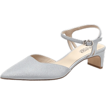 Zhenmeishi new pointed toe French elegant cowhide single shoes with back empty sandals for women ZPS02AH3