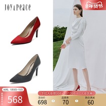 True beautiful poem Spring New banquet wedding shoes gradient high heel thin long legs thin heel womens single shoes ZJP14AQ1