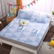 Tencel mùa hè điều hòa không khí mat Ruanxi ba mảnh giường đôi 1,5m 1.8m 1,2 lần ghế băng lụa rửa - Thảm mùa hè chiếu mây cho trẻ sơ sinh