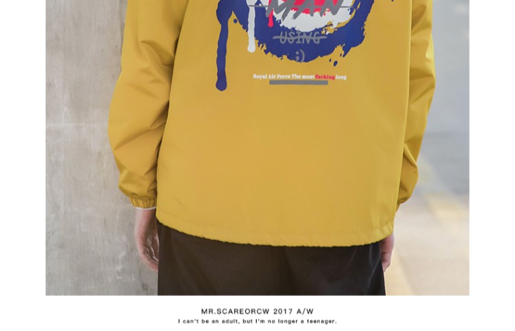 Guo Chao Original Tide thương hiệu áo khoác gió nam áo khoác hip hop đường phố châu Âu và Mỹ Nhật Bản phong cách thể thao Harajuku áo gió dù